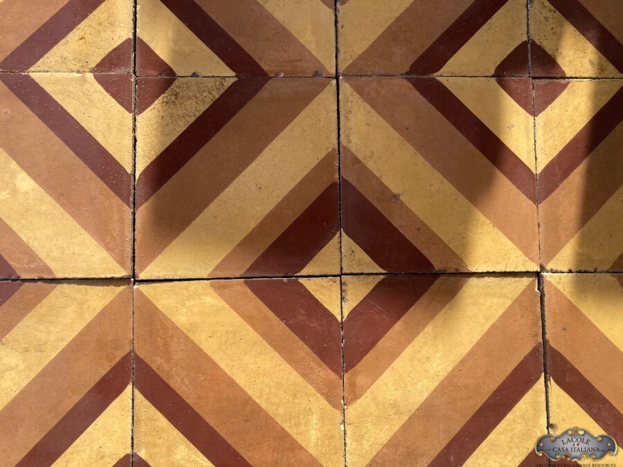 Ancient cement tiles